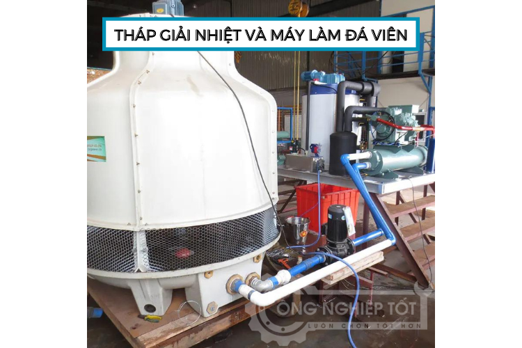 Có nhiều vấn đề cần chú ý khi vận hành tháp giải nhiệt cho máy đá viên